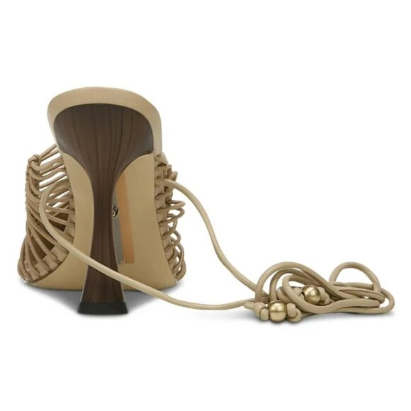 NEW Sam Edelman Trinity Ankle Strap Pointed Toe Pump bage brown for women j - Picture 2 of 12